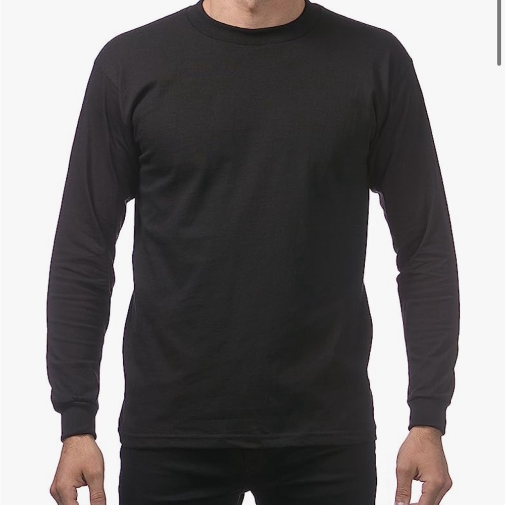 Thermasilk men’s black long sleeve shirt XL L67-7